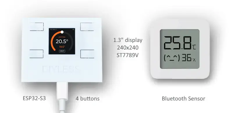 ESPHome DIYLESS OpenTherm Thermostat 2