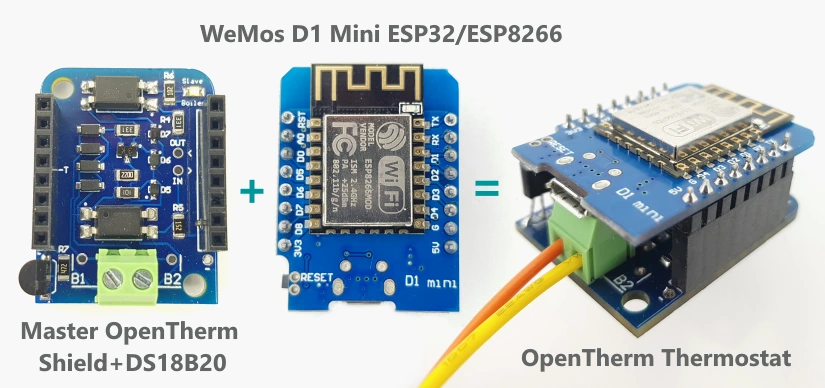 ESP32/ESP8266 OpenTherm Thermostat