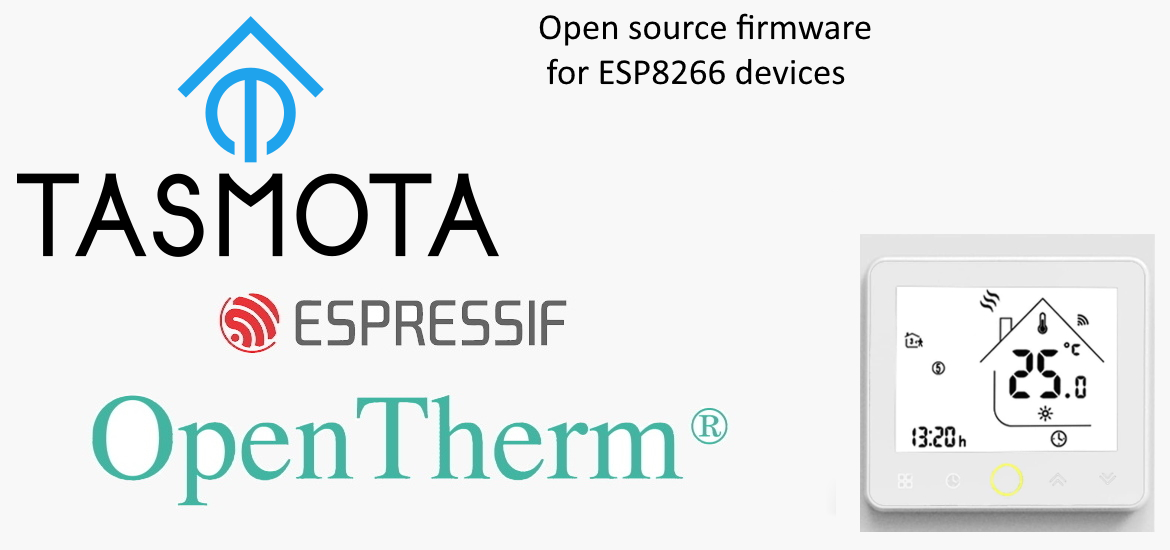 ESP32 tasmota OpenTherm Thermostat