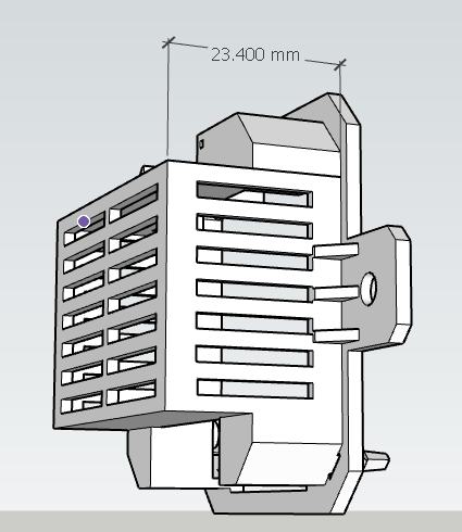 Wall mount depth